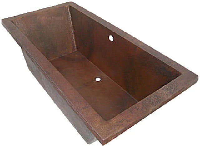 Choosing between Freestanding Copper Tubs or Drop-ins