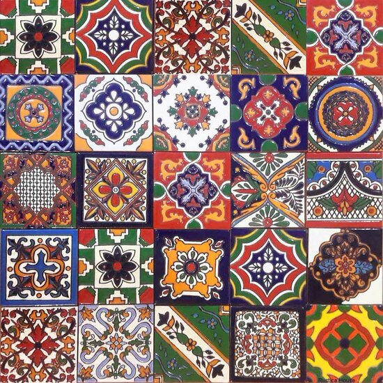 Perfect Talavera Tiles for Guest Bathroom