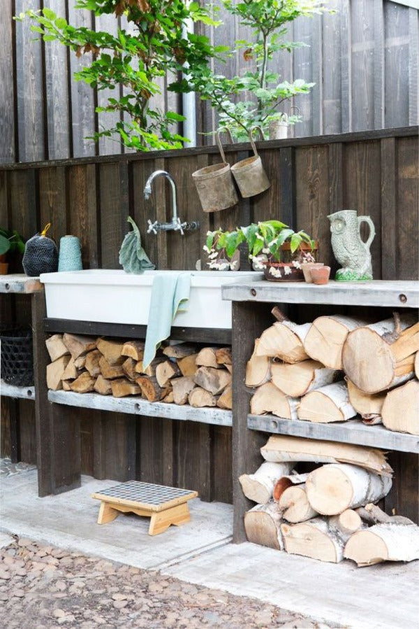 Outdoor Copper Sinks from Mexico
