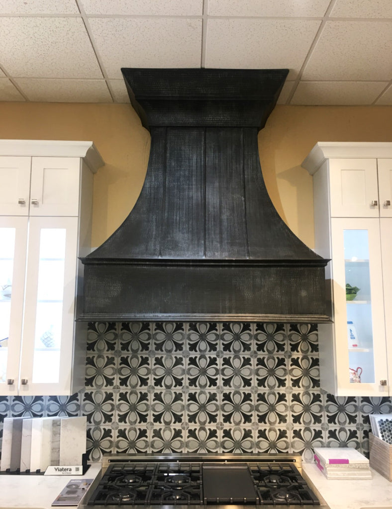 Black Metal Range Hood