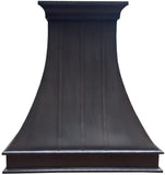 custom produced zinc exhaust hood