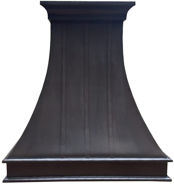 custom produced zinc exhaust hood