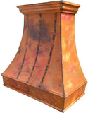cook-top copper range hood