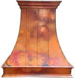 cooker copper range hood