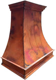 cooker copper range hood