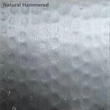 custom handmade zinc exhaust hood hammered