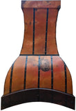 Large Kitchen Range Hood with Unique Apron