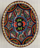 Hand-Painted Talavera Oval Sink on sale