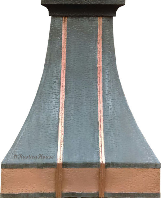 Hidalgo Heat Zinc Range Hood – Handcrafted Rustic Ventilation on Sale