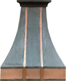 Hidalgo Heat Zinc Range Hood – Handcrafted Rustic Ventilation on Sale