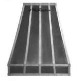 custom zinc cooktop hood