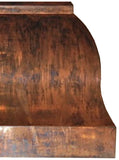 under cabinet custom copper kitchen hood profile