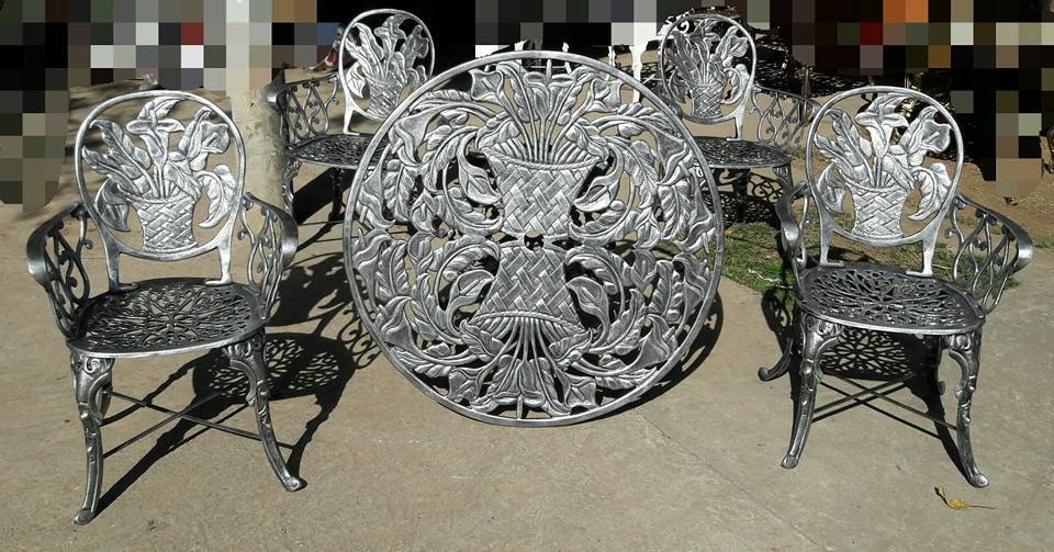 victorian patio dinning set