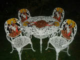 sleeping woman dining set