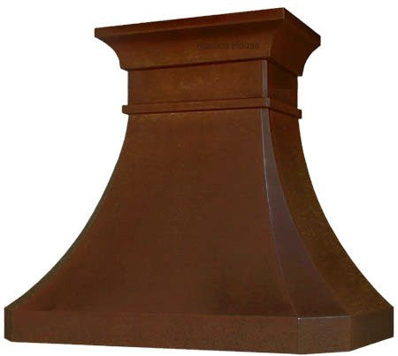 vent copper range hood