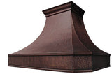 custom kitchen copper range hood