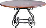 crafted copper table