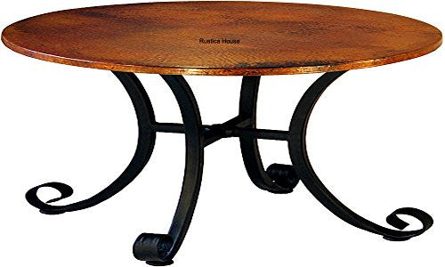 fabricated copper table