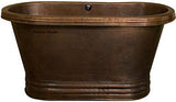 copper bathtub