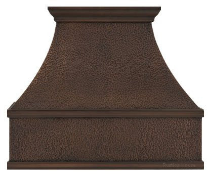 custom made oven copper range hood