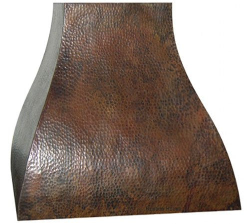 custom made kitchen copper range hood