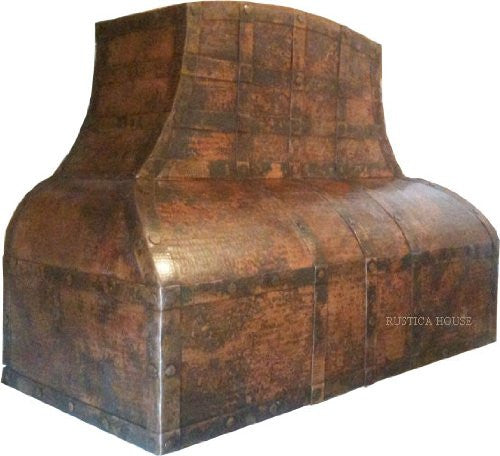 custom vent copper range hood