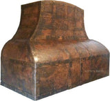 custom vent copper range hood