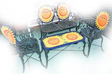 Outdoor Aluminum Cast Furniture set