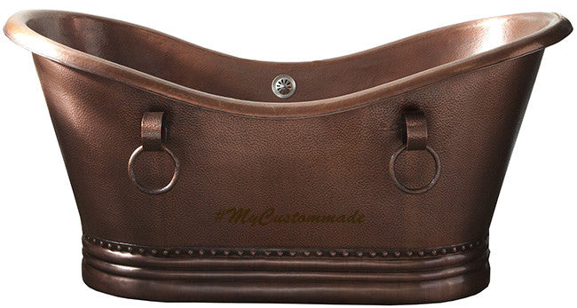 old world copper bathtub