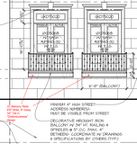 custom made iron balcony railings