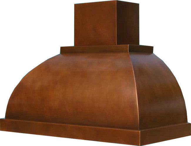 custom copper exhaust hood