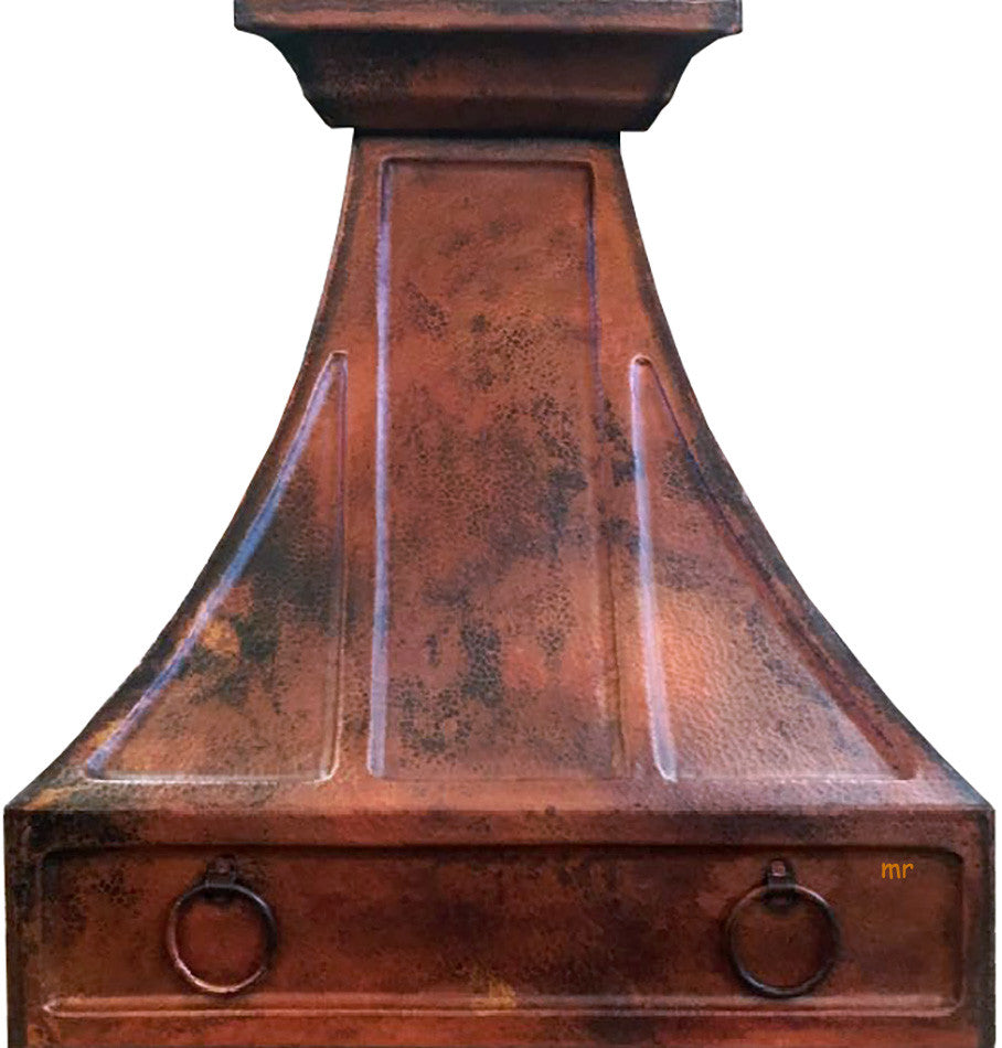 kitchen copper range hood