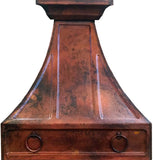 kitchen copper range hood