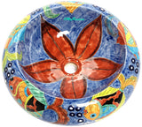 spanish round vessel sink from Mexico