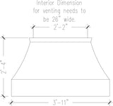 Copper Range Hood "Walson"
