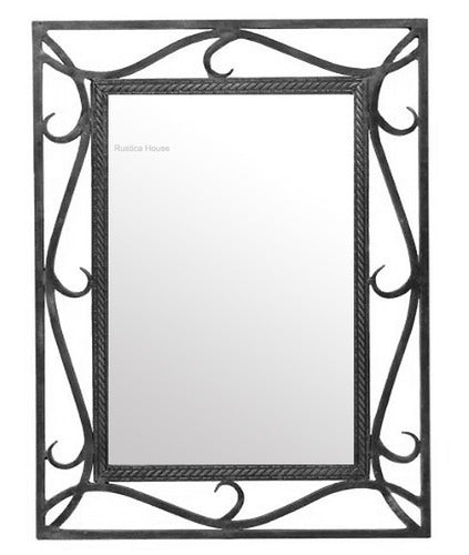 custom made iron mirror