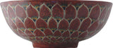talavera vessel sink terra cotta white