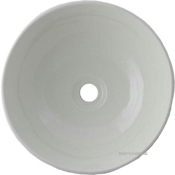 white round talavera bathroom sink
