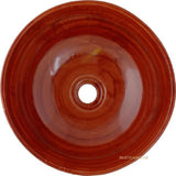 round talavera vessel sink