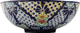 traditional talavera vessel sink