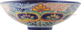 contemporary talavera vessel sink
