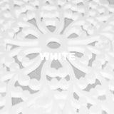 custom patio dining set white