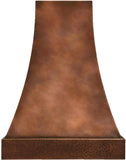 stove copper range hood