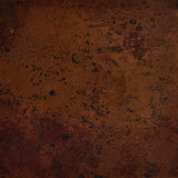 custom made copper bathtub dark patina