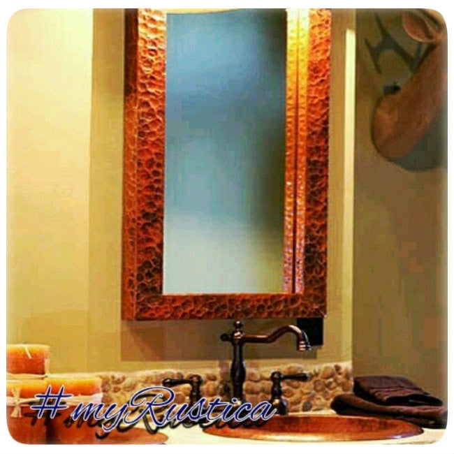 Custom Copper Mirror Frame