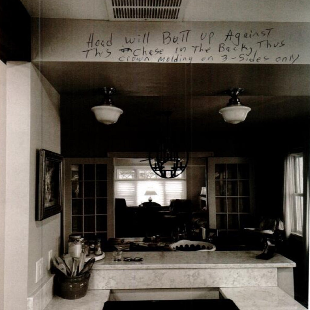 custom kitchen view for a zinc island range hood