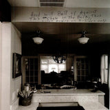 custom kitchen view for a zinc island range hood