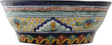 mexican talavera vessel sink