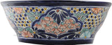 old European talavera vessel sink