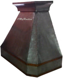 custom handmade zinc oven hood